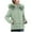 Green, variant on Ruimatai Women's Casual Long Sleeve Hooded Jacket Polyester Solid Color Coat with Pockets
