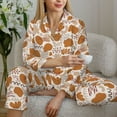 thumbnail image 6 of Lsque Cartoon Pattern Long Sleeve Pajama Set for Women - Soft 2-Piece Sleepwear and Loungewear Set with Pockets, Comfy Nightwear-Medium, 6 of 7