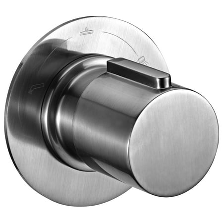 ALFI brand AB9101-BN Brushed Nickel Modern Round 3 Way Shower Diverter