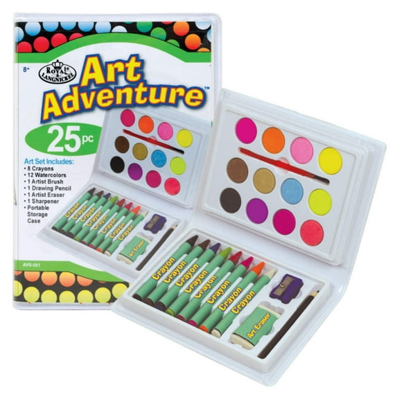 Royal & Langnickel Art Adventure® Mini Crayon Art Set - 25pc