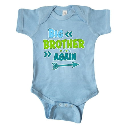 

Inktastic Big Brother Again with Arrow Gift Baby Boy or Baby Girl Bodysuit