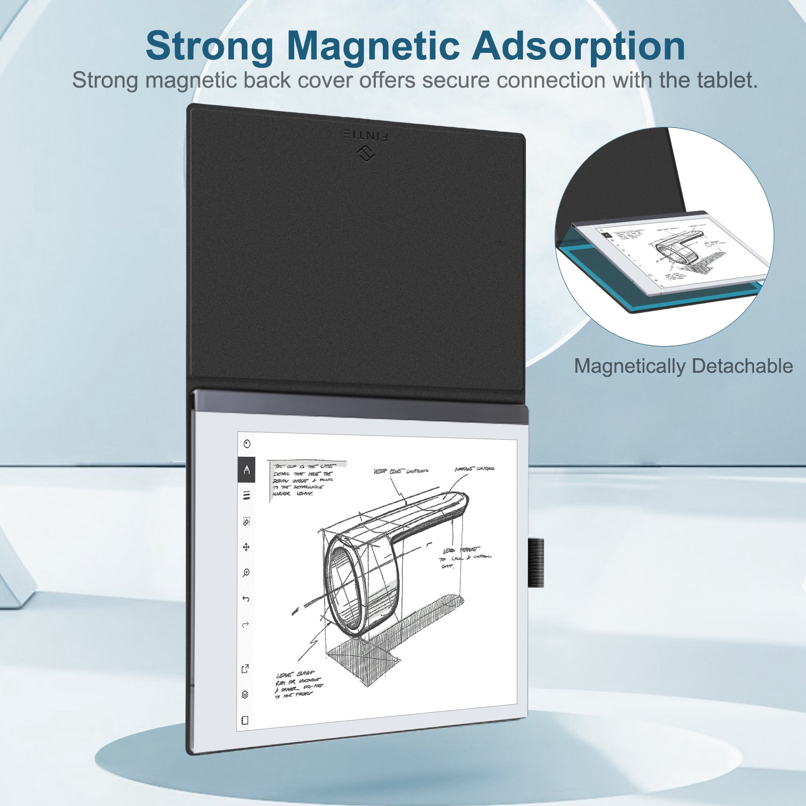 Remarkable 2 Magnetic Case Taken Apart, Showing Where Magnets Are + Review  : r/RemarkableTablet
