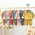 thumbnail image 4 of Conjunto de pijamas de invierno para niños, ropa de dormir de algodón con dibujos animados, para el hogar, para niñas de 4, 6 y 8 años, 4 of 4