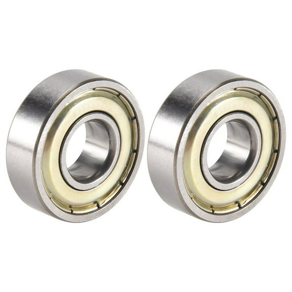 2 Pcs 6000Z Dual Shielded Sealed Deep Groove Ball Bearings 26mm x 10mm x 8mm