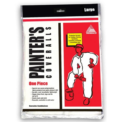 Trimaco 09903 Large Polypropylene Coveralls by Trimaco