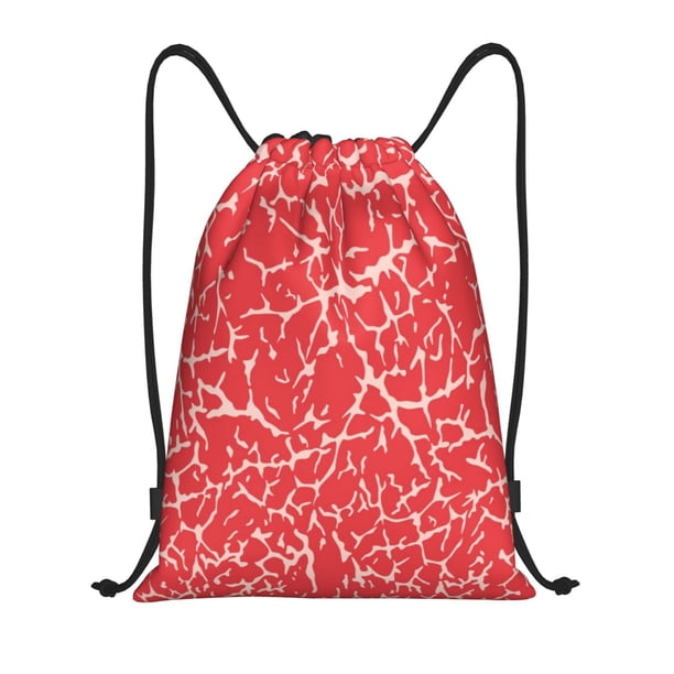 Fotbe Beef2 Bolsa Mochila con Cordón Estampada, Bolsa de Gimnasio Deportiva, Bolsa Cinch, Bolsa con Cordón para Hombres y Mujeres-Small
