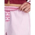 thumbnail image 4 of No Boundaries Cotton Boxer Shorts, 3" Inseam, Women's and Women's Plus XXS-4X, 4 of 5