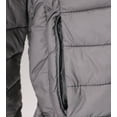 thumbnail image 3 of Maximos Men’s Slim Fit Lightweight Zip Insulated Packable Puffer Hooded Jacket (Light Grey, L), 3 of 3