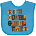 thumbnail image 3 of Inktastic Thanksgiving Gobble Time Turkey Boys or Girls Baby Bib, 3 of 4