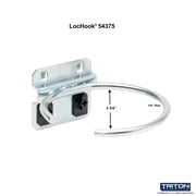 Triton Products® LocHook 3 Piece Pegboard Hooks