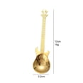 thumbnail image 2 of 5 cucharas de guitarra, cucharadita de café, regalos musicales de café para hombres, lindas cucharas de té de acero inoxidable para regalos de Navidad, cumpleaños, 2 of 5