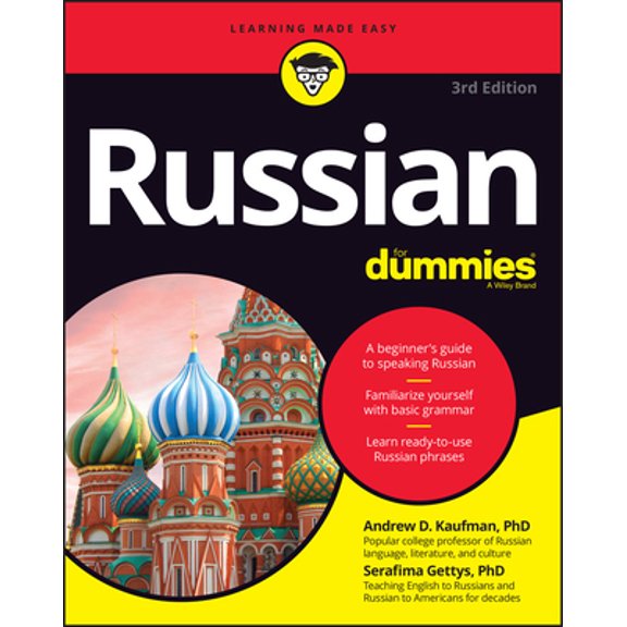 Pre-Owned Russian for Dummies (Paperback) 1119868602 9781119868606