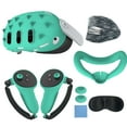 thumbnail image 1 of Accesorios de silicona 9 en 1 para Meta Quest 3, funda para consola, antifaz, tapa para lentes, juego de accesorios de realidad virtual, 1 of 5