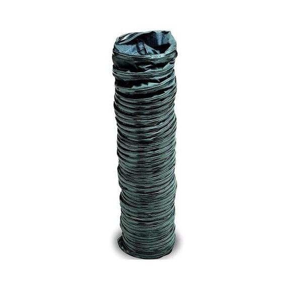 Allegro Industries Statically Conductive Duct,25 ft.,Black 9550-25EX