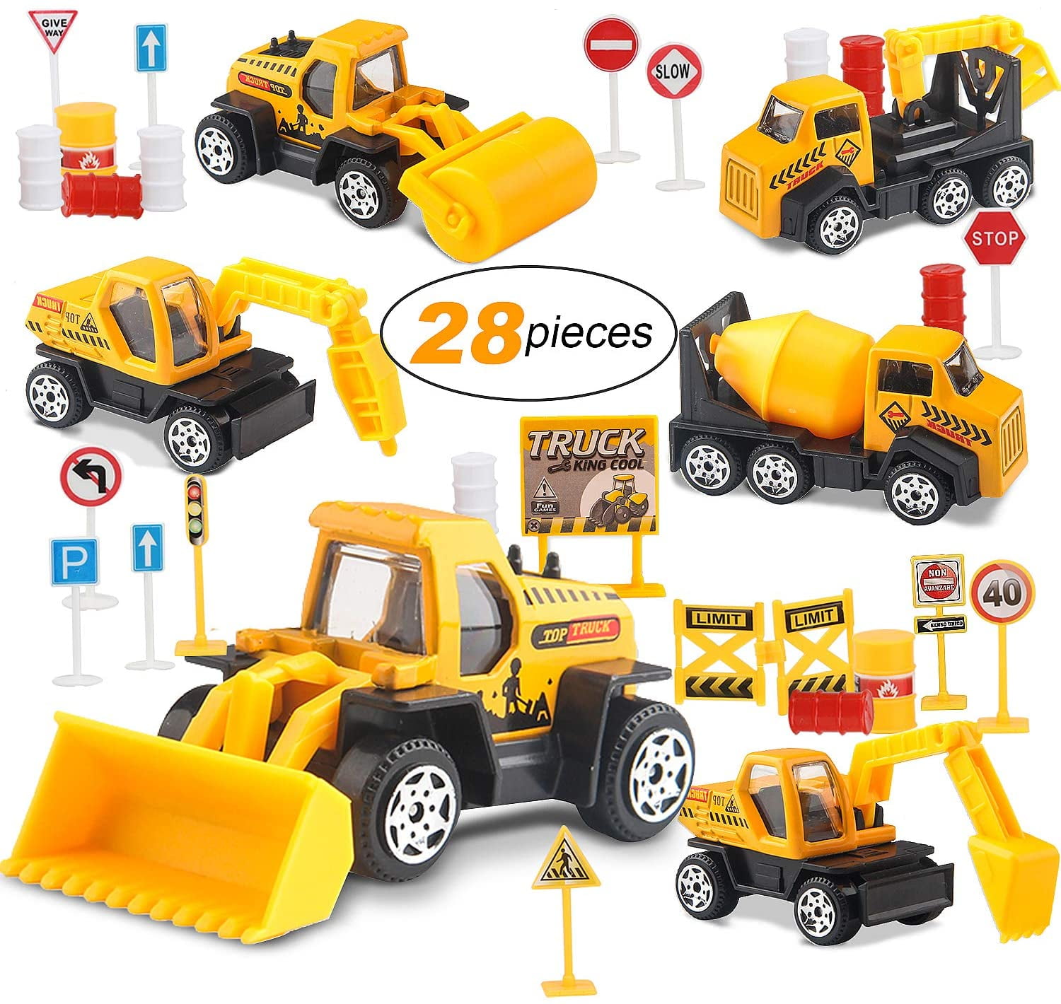 Small Model Pull back Cars Dumper Truck Toy for Boy Construction Vehicles Mini 
