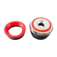 thumbnail image 1 of Tapa del extremo del mango del equipo de fitness, agarre de accesorio de entrenamiento de aleación de aluminio duradero Anillo rojo, 1 of 9