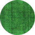 thumbnail image 1 of Ahgly Company Indoor Round Oriental Green Industrial Area Rugs, 6' Round, 1 of 4