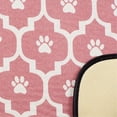 thumbnail image 2 of Design Imports CAMZ12980 Rose and Off White Lattice Paw Pet Mat, 2 of 4