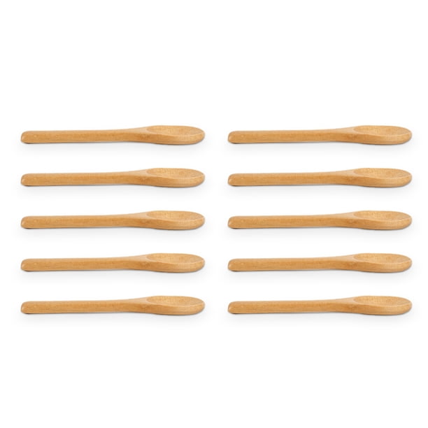 Matsuzay Paquete de 10 cucharas de pequeñas, utensilios de comedor para niños, cucharadita de miel, condimentos de cocina para condimentos de Mostrada tipo 15 Matsuzay HA059797-15B