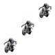 thumbnail image 2 of Cateissary Adornos de Halloween inspirados en la vida Figuras de esqueleto geniales Figuras de significado más profundo Motocicleta de calavera Type1 NO1, 2 of 6