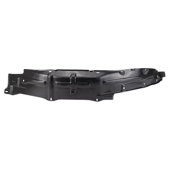 TRQ Front Right Inner Fender Liner Black Passenger Side Fits Select 1987-1993 Mazda B2200 MA1249116