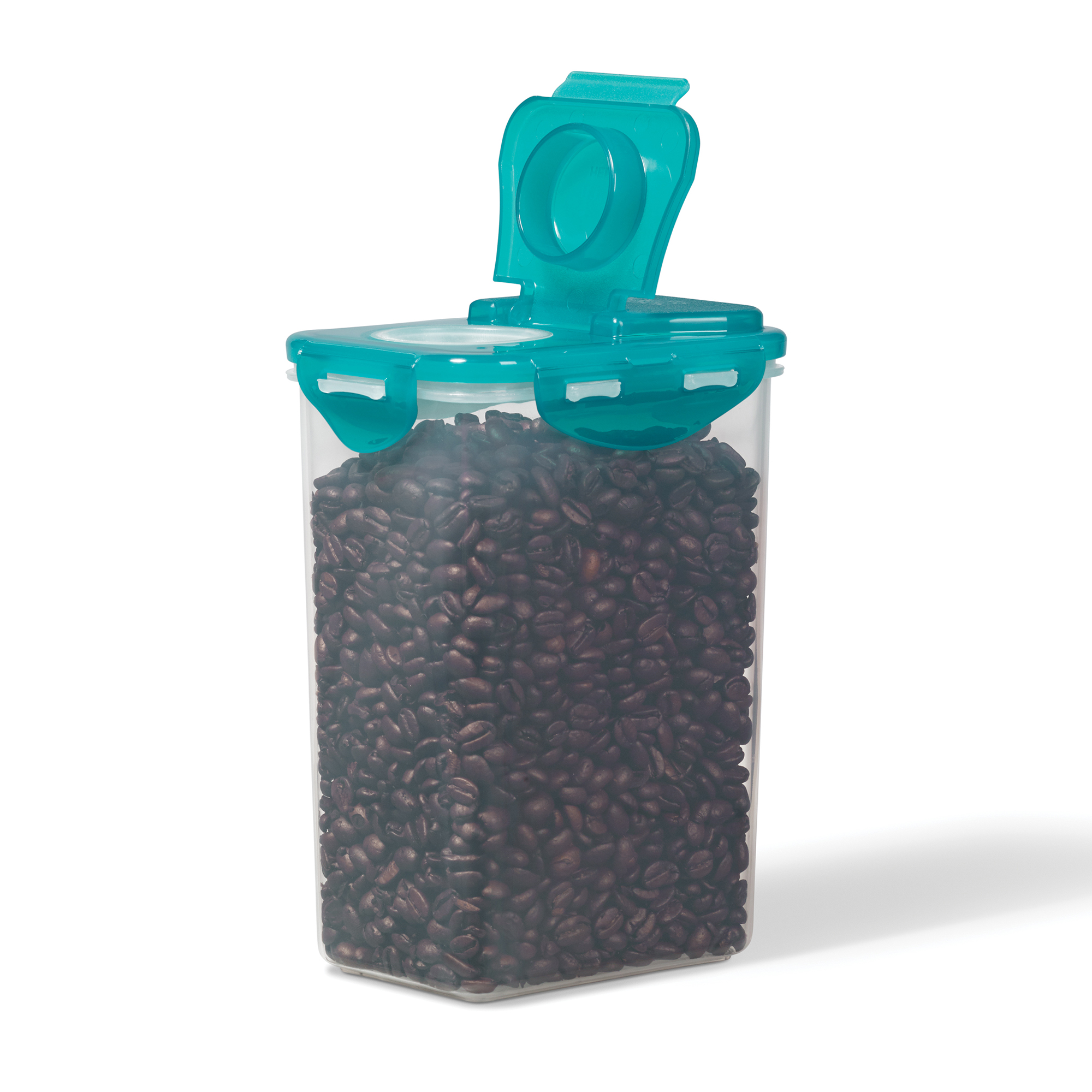 Starfrit LocknLock Plastic Pantry Container - 43oz / 1.3L - Flip top lid - Airtight - 4-Sided locking system - BPA free