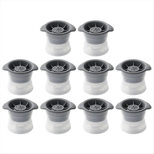 Juego de Bandejas con Moldes de Esferas de Silicona para Hacer Moldes de Bolas para Hacer Cócteles y Whisky