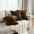 thumbnail image 6 of Home Soft Things Pleated Velvet 4 Piece Throw Pillow Cover Set - Carafe - 20" x 20", 6 of 6
