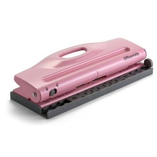 Uxcell 1/16 Single Hole Punch Handheld Hole Puncher with Soft Grip Circle  Hole Metal Paper Puncher, Pink 2 Pack 