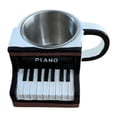 thumbnail image 4 of Taza de café con música, taza de café, decoración creativa y novedosa, taza de leche artística para música Piano, 4 of 9