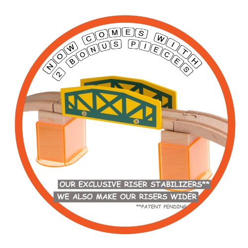 100-Piece Orbrium Toys Triple-Loop 