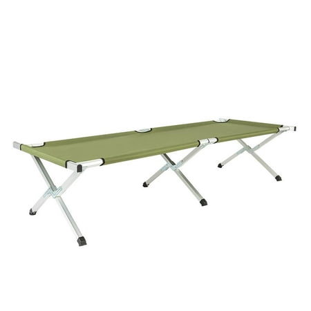 UBesGoo Folding Chaise Lounge Outdoor Portable Folding Camping Bed Cot Green