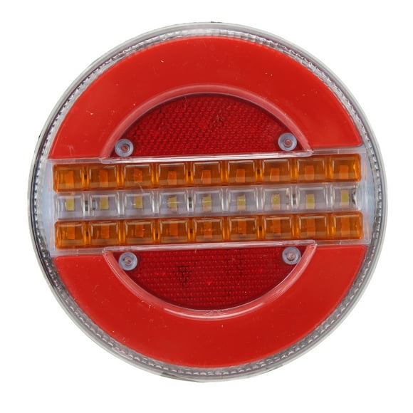 Reverse Marker Lights, Multiple Colors Truck LED Tail Light Round Type Impact Resistant Long Using Life For Truck Trailer For Car For Yacht