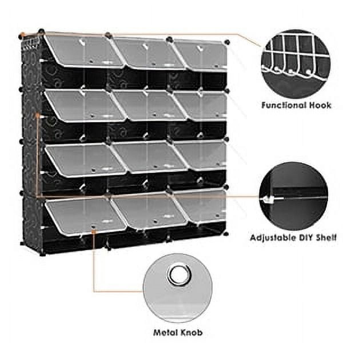BIGLUFU Portable Shoe Rack Organizer, 8-Tier