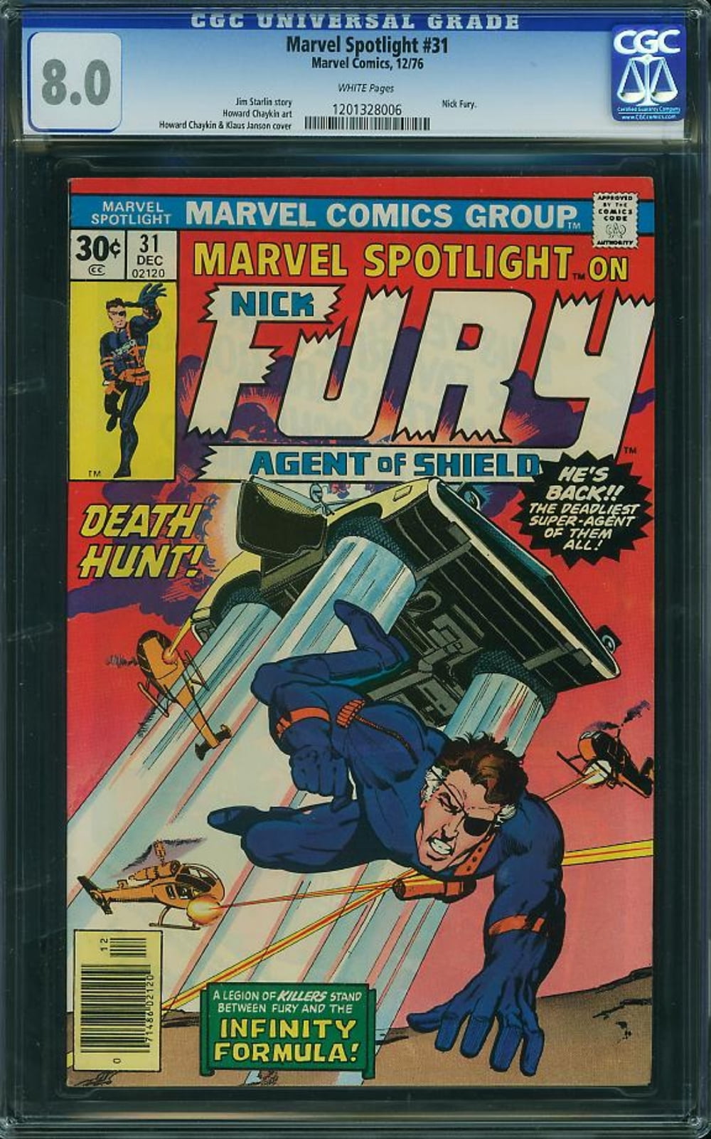 Cover of Marvel Spotlight #31