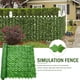thumbnail image 5 of Valla Artificial De Hojas Valla de hoja verde artificial para paisajismo, valla de rábano verde, decoración de jardín (D) Ndcxsfigh Libre de BPA, 5 of 7