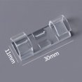 thumbnail image 2 of Oubit Adhesive Cable Clips,20Pcs Self Adhesive Cable Cable Clip Cable Organizer Elevated Design, 2 of 9