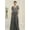 CHARCOAL GREY, variant on May Queen MQ1902 Juniors Womens Short Sleeve Pleated Formal Gown