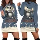thumbnail image 4 of Vestido con capucha de Jack Skellington, suéter, vestido de moda de Disney, sudadera, vestido con capucha con estampado 3D por todas partes para mujer, 4 of 5