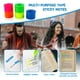 thumbnail image 3 of 20 rollos de cinta adhesiva transparente para escribir, notas adhesivas, 5 colores brillantes, pestañas para libros, 0,6 cm × 5 m, 3 of 5