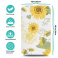 thumbnail image 5 of Reliable Dish Drying Mat, Colorful Flowers, Diatom Mud Ideal Kitchen Counter Draining Pad Features Sunflower, Coffee Mat Cornflower & Poppy Design, 19.5x12in, 5 of 7