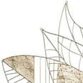 thumbnail image 5 of Finnegan Leaves Metal Wall Sculpture Gold And Silver Tones, 5 of 5