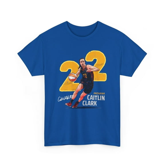 Caitlin Clark 22 logo shot women's basketball fans Unisex Cotton Tee