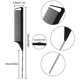 thumbnail image 2 of 30 Pieces Parting Comb for Braids Hair Rat Tail Comb Steel Pin Rat Tail Carbon Fiber Heat Resistant Teasing Combs(Black), 2 of 5