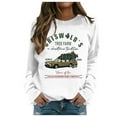 thumbnail image 2 of Christmas Farm Sweatshirts for Women 2025 Long Sleeve Crewneck Xmas Holiday Graphic Sweatshirt Pullover Tops, 2 of 5