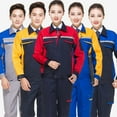 thumbnail image 4 of Spring  Autumn and Winter Long Sleeve Work Clothes Suit Work Clothes Uniform for Men and Women Factory Electric Welding and Auto Repair Work Clothes Labor Protection Work Clothes, 4 of 6