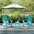 thumbnail image 3 of Hidpriva Adirondack Chairs, HDPE Weather Resistant Outdoor Chair w/ 400LBS Capacity for Patio, Garden and Fire Pit,Aqua, 3 of 8