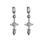 thumbnail image 3 of Pendientes colgantes de plata antigua para mujer y niña, de metal, estilo bohemio, estilo vintage, A19, 3 of 5