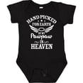 thumbnail image 3 of Inktastic Handpicked for Earth by My Pawpaw in Heaven with Angel Wings Boys or Girls Baby Bodysuit, 3 of 5