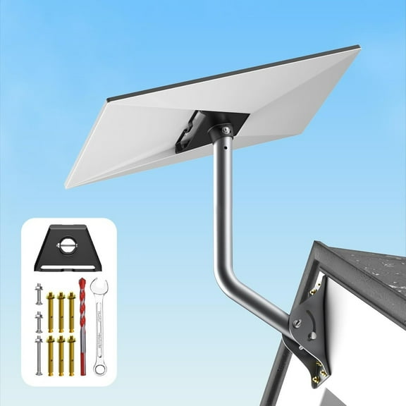 Adjustable Starlink Gen 3 Mount Bracket – Heavy-Duty Wall & Roof Mounting Kit for Starlink Gen 3, Rust-Resistant Outdoor Satellite Dish Mount with Full Installation Hardware